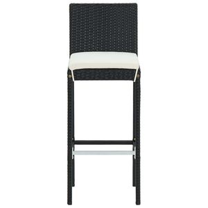 Set of 4 <b>Black</b> <b>Bar</b> <b>Stools</b> - Product Image 4