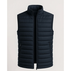 <b>Men's</b> Casual Quilted Puffer Vest Lightweight <b>Warm</b> Sleeveless <b>Jacket</b> for Fall Winter Outdoor Wear - Product Image 1