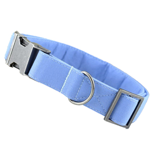 Solid Color Nylon Dog Collar Adjustable Buckle Closure Simple Style for Dogs All Seasons - Product Image 4