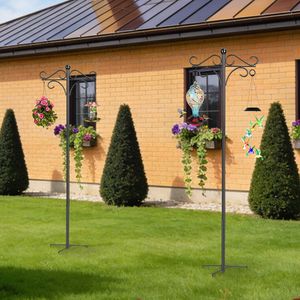 Gancio da Giardino Regolabile in Altezza per Birdwatching con Ganci in Metallo a Doppia Faccia - Product Image 3