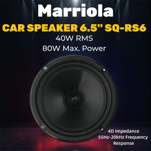 SQ-RS6 Haut-parleur <span class=keywords><strong>de</strong></span> <span class=keywords><strong>voiture</strong></span> 40W RMS <span class=keywords><strong>de</strong></span> haute qualité <span class=keywords><strong>Caisson</strong></span> <span class=keywords><strong>de</strong></span> basses REAL POWER - Product Image 2