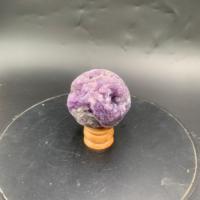 Sphère d'agate de raisin naturelle de 5 cm, pierre de cristal polie pour l'affichage décoratif et les sculptures de collection