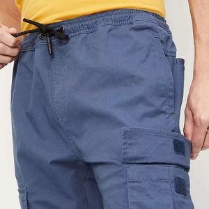 Pantalon cargo décontracté en coton sur mesure pour hommes - Coupe classique, léger, multi-poches, éco-responsable, idéal pour le jogging - Product Image 6