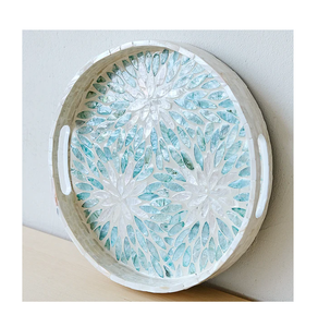 Bandeja Decorativa Moderna de Nácar de Alta Calidad, Multifuncional, en Paquete de Varias Piezas, Personalizable y Hecha a Mano, Venta al Por Mayor - Product Image 4