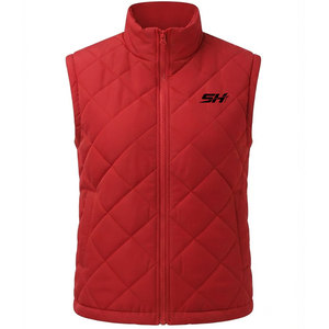 Gilet matelassé imperméable pour femme avec logo personnalisé, respirant, léger, en mélange de polyester 100 %, prix abordable, sans manches - Product Image 1