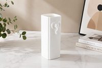 Vase en porcelaine en forme de tête d'éléphant, récipient à fleurs en céramique de 7,5 cm pour la décoration intérieure et l'agencement du salon