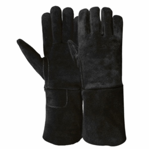 Cowhide Split Leather Safety <b>Gloves</b> for Industrial Workers Waterproof Abrasion Resistant Reinforced Welding Protection - Product Image 6