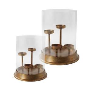 Lanterne contemporaine en verre avec base ronde en bois minimaliste pour un style intérieur épuré - Product Image 6