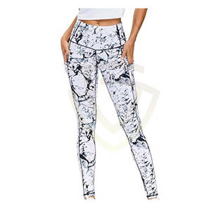 กางเกงโยคะเอวยางยืดไร้รอยต่อ ระบายอากาศได้ดี แฟชั่นล่าสุดสำหรับผู้หญิง สีพื้น ยืดหยุ่นได้ - Product Image 3