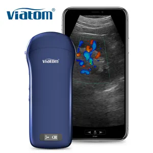 Viatom C10 3 In 1 Ultrasound portabel, Wifi + 5g sistem Diagnosis jarak jauh multi-bahasa mendukung Ultrasound nirkabel genggam Ios