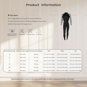 Combinaison thermique monopièce en néoprène de 3mm pour hommes, pour la natation, le surf, la plongée en apnée, la plongée, le paddleboard, le kayak, les vêtements de bain - Product Image 6