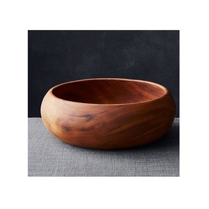 Tazón de Madera Hecho a Mano para Servir, Ideal para Ensaladas, Frutas, Arroz, Pasta y Uso Diario en la Cocina Moderna - Product Image 6