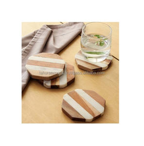 Sous-verre à thé et à café pour boire des tapis et des tampons sous-verre en bois maison vaisselle pour hôtel Restaurant vente chaude à la main - Product Image 1