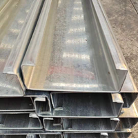 Profilés en U galvanisés laminés à chaud 10 mm en acier, profilés en U en acier au carbone