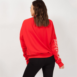 Custom DTG Women Hoodie OEM Personalized Polyester/Cotton Casual Graphic Print Long <b>Sleeve</b> Pullover Fashion Street Wear Clothing - Product Image 2