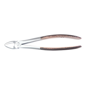 Juego de 3 Fórceps Dentales de Extracción en Oro Rosa, Disponibles para Todo Tipo de Molares y Raíces Dentales, Venta al Por Mayor - Product Image 3