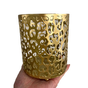 Wholesale Pillar Metal Gold <b>Candle</b> Holder Home Decoration Iron <b>Candle</b> <b>Wick</b> Holder - Product Image 5