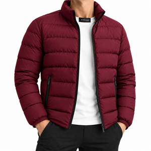 Chaqueta de Invierno para Hombre 100% Poliéster, Impermeable, Estilo Bomber con Capucha y Decoración para Actividades al Aire Libre - Product Image 4