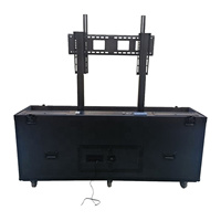 Flight case motorisé sur mesure pour écran LCD LED Plasma de 55'', 65'', 86'', 75''