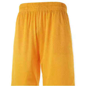 กางเกงขาสั้นโพลีเอสเตอร์ ลายเรียบ สวมใส่สบายๆ ในฤดูร้อน ระบายอากาศได้ดี เหมาะสำหรับฝึกซ้อม วิ่ง ออกกำลังกาย บาสเก็ตบอล ผู้ชาย  แบบตาข่าย  สามารถสั่งทำได้ - Product Image 3