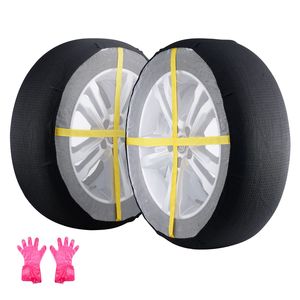Copertura Antiscivolo per Pneumatici Auto, SUV e Pickup, Calze in Fibra di Poliestere Rinforzate con Cinghie Elastiche - Product Image 1