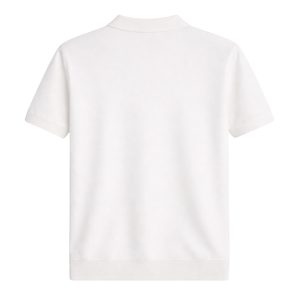 Polo de Algodón Texturizado para Hombre, Manga Corta, Tela Suave Premium, Corte Ajustado, Estilo Casual Elegante, Ropa de Verano, Venta al Por Mayor - Product Image 3