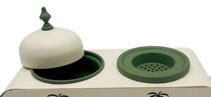 Wholesale Bakhoor Burner Set Bulk Luxury Metal Incense Censer with Tray Palm <b>Tree</b> Design Modern Home <b>Tabletop</b> Ramadan Decor - Product Image 5