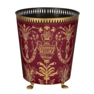 Une poubelle en métal émaillée de couleur, de style moderniste, complète sans effort les designs d'intérieur contemporains. - Product Image 5