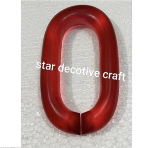 Chaîne à maillons personnalisée en résine couleur bonbon écologique pour la décoration de Noël à la maison ou au bureau - Product Image 3