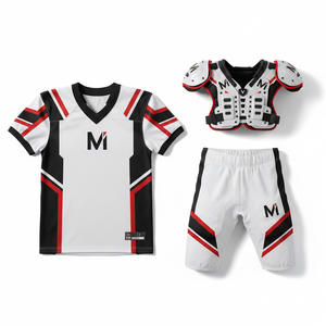 Custom Sublimated American Football Uniform High Performance Fabric Professional Team Jersey <b>Pants</b> Quick Dry Game Set - Product Image 1
