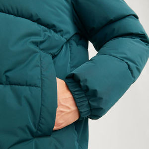 Veste matelassée longue imperméable de haute qualité pour homme, manteau d'hiver chaud réglable, léger et doux, pour l'extérieur, vente en gros - Product Image 4