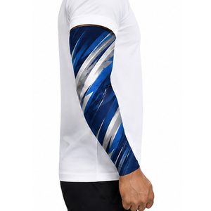 Mangas de compresión deportivas personalizadas, transpirables y elásticas, para correr, gimnasio, ciclismo, baloncesto, entrenamiento, protección y soporte para el brazo. - Product Image 2
