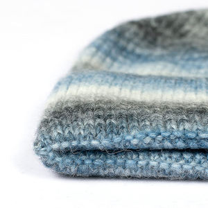 Gorro de Punto de Camuflaje de Algodón Unisex, 56-58 cm, Informal, Cálido para Invierno, para Adultos, con Parche de Cuero - Product Image 6