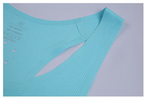 Camiseta sin mangas para hombre, ecológica, anti-UV, de secado rápido, transpirable, 100% algodón, sublimada, para correr, gimnasio, sin costuras, para maratón - Product Image 2