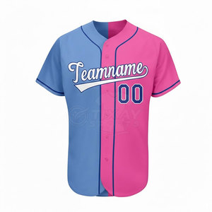 Camiseta Deportiva Ligera para Mujer, Estilo Béisbol, con Botones al Frente, para Uso Diario - Product Image 5