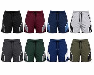 Pantalones Cortos Deportivos para Hombre, Grises, Ecológicos, de Lona, de Secado Rápido, con Bolsillos con Cierre, Cintura Elástica, Largo Medio, para Entrenamiento Atlético - Product Image 6