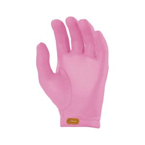 Gants de golf en cuir véritable rose de qualité supérieure, à doigts complets, en cuir de cabretta, antidérapants, anti-humidité, légers, avec poignet réglable, pour le sport - Product Image 3