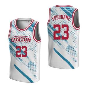 Camiseta de Baloncesto para Adultos al por Mayor de Sports World, Sublimación Completa, Transpirable, de Secado Rápido, Uniformes de Talla Grande - Product Image 1