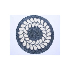 High Quality <b>Round</b> Glass Bead <b>Place</b> <b>Mats</b> for Dinner Table Decor Elegant Home Ware Patterns for Dinner Home Decorative - Product Image 5