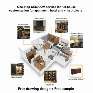 Meuble-lavabo d'angle en bois massif, design moderne, écologique, durable, résistant à l'eau, avec fermeture amortie, pour villas et hôtels - Product Image 2