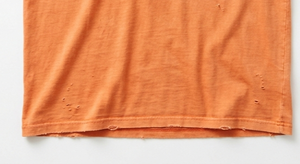 <b>Orange</b> Washed Casual Blank Digital Printing Regular Fit Short Sleeve O-Neck Streetwear T-<b>Shirt</b> for <b>Men</b> - Product Image 2