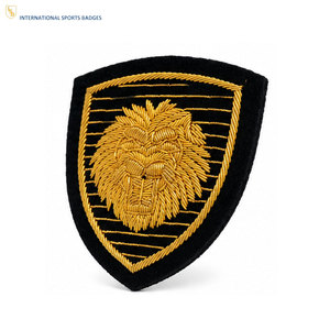 Badges d'uniforme personnalisés brodés, écologiques, de qualité supérieure, avec épingle de sûreté, service OEM de haute qualité, vente en gros directe d'usine, approvisionnement en vrac - Product Image 2