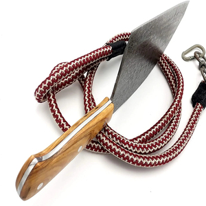 Cuchillo de Chef Burraq OEM/ODM, Hecho a Mano, de Acero de Damasco de Grado Industrial, Multifuncional, con Patrón de Gota de Lluvia, Funda de Cuero - Product Image 3
