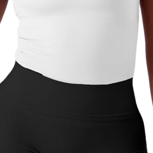 Camiseta Deportiva de Doble Capa para Mujer, Color Blanco Granate, Suave y Elástica, para Yoga, Gimnasio, Entrenamiento, Ropa Deportiva Informal - Product Image 6