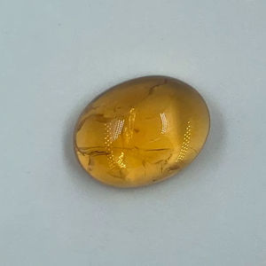 ซิทรีน หินธรรมชาติชนิดกึ่งมีค่า สีน้ำผึ้ง รูปไข่ โปร่งใส สร้อยคอเปลือกหอย จี้แต่งงานสุดอินเทรนด์ - Product Image 1