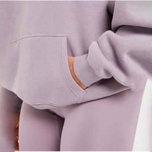 Sudadera con Logotipo, Manga Larga, Bolsillo, Estilo Hip-Hop, Holgada, Ropa de Invierno para Mujer - Product Image 5