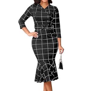 Robe Polo Femme Streetwear Moderne - Design à Bordures Contrastées - Broderie Personnalisée - Mini-Robe Sportive pour Femme - Product Image 1