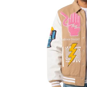 2025 nueva llegada chaqueta personalizable Letterman Premium botón clásico Vintage béisbol personalizado Varsity chaqueta logotipo personalizado - Product Image 4