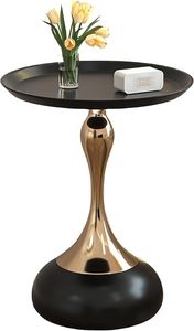 Side <b>Table</b> for Modern Apartment Hot Sale Designer Accent Steel Tray sideTable Elevated <b>Edge</b> for Display Area Minimal - Product Image 4
