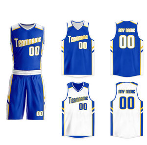 Men Basketball Uniform <b>Set</b> Custom Team Name and Number Basketball Jersey Breathable Quick Dry Team Sports Uniform - Product Image 1